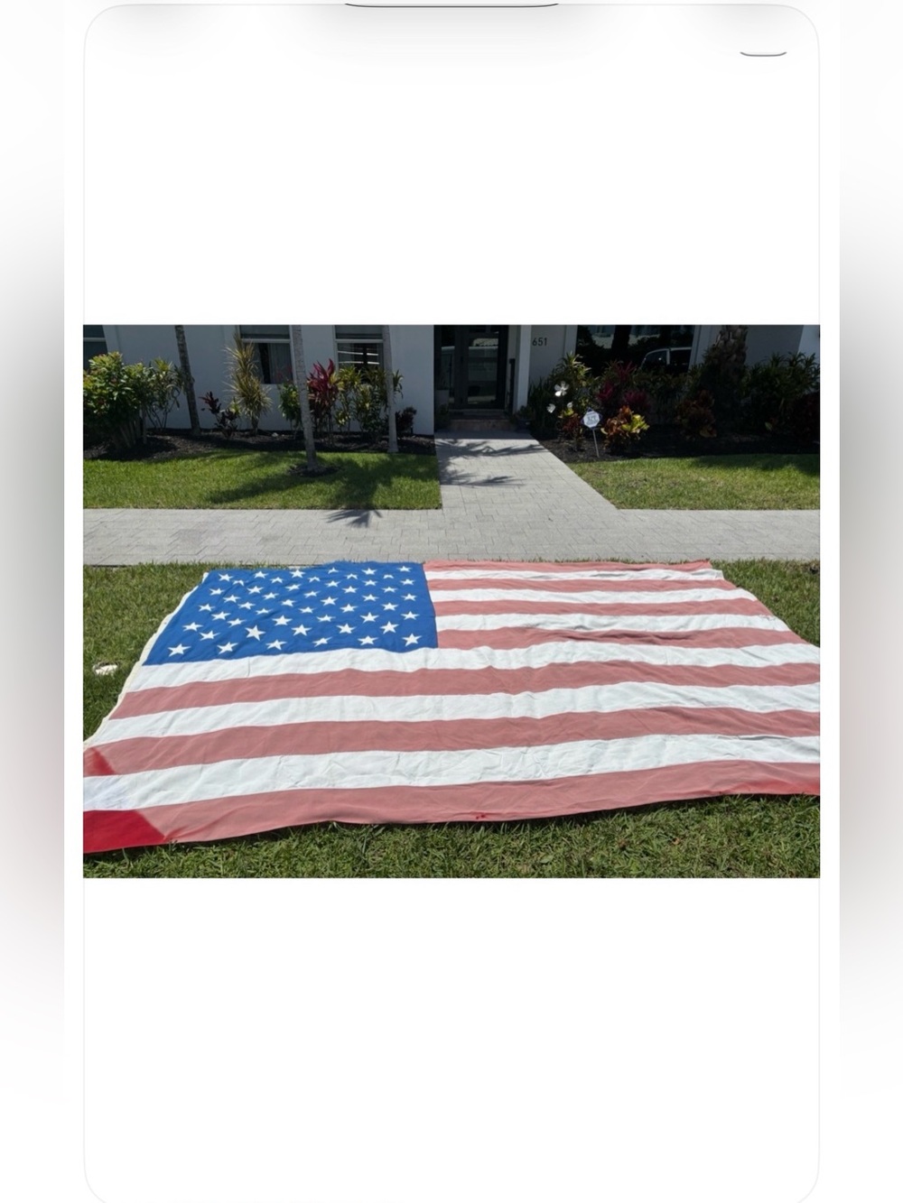 Vintage American Flag 8ft x 12ft